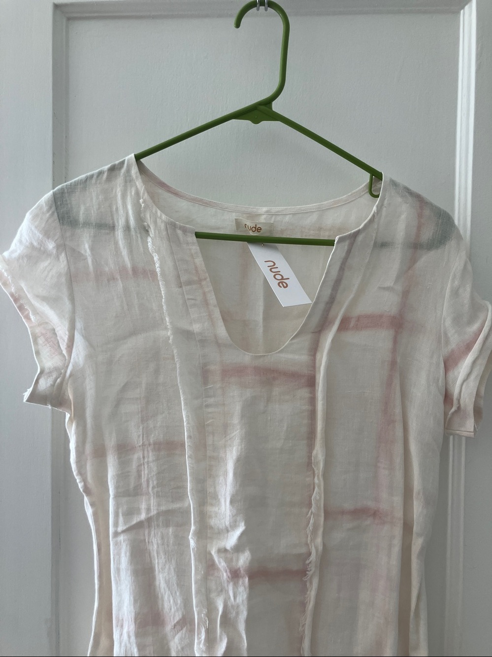 NUDE linen dress NWT